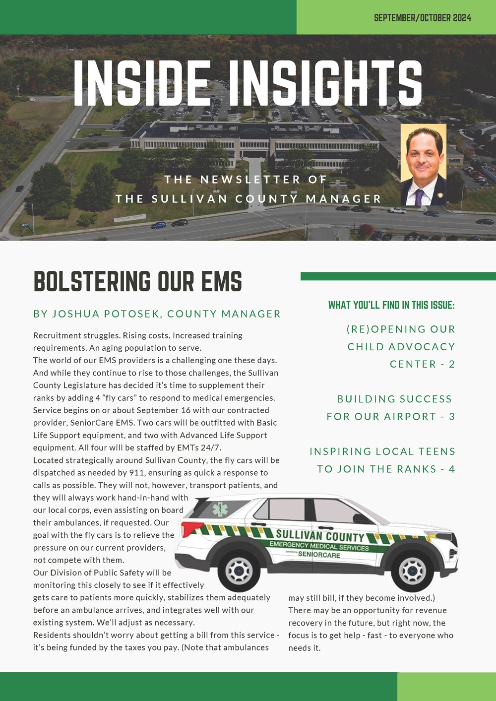 County Manager's September/October 2024 Newsletter