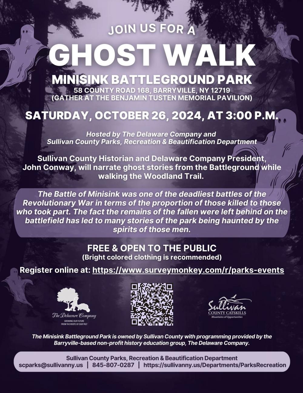 Ghost Walk Flyer