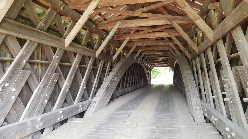 Livingston Manor Covered Bridge Interior