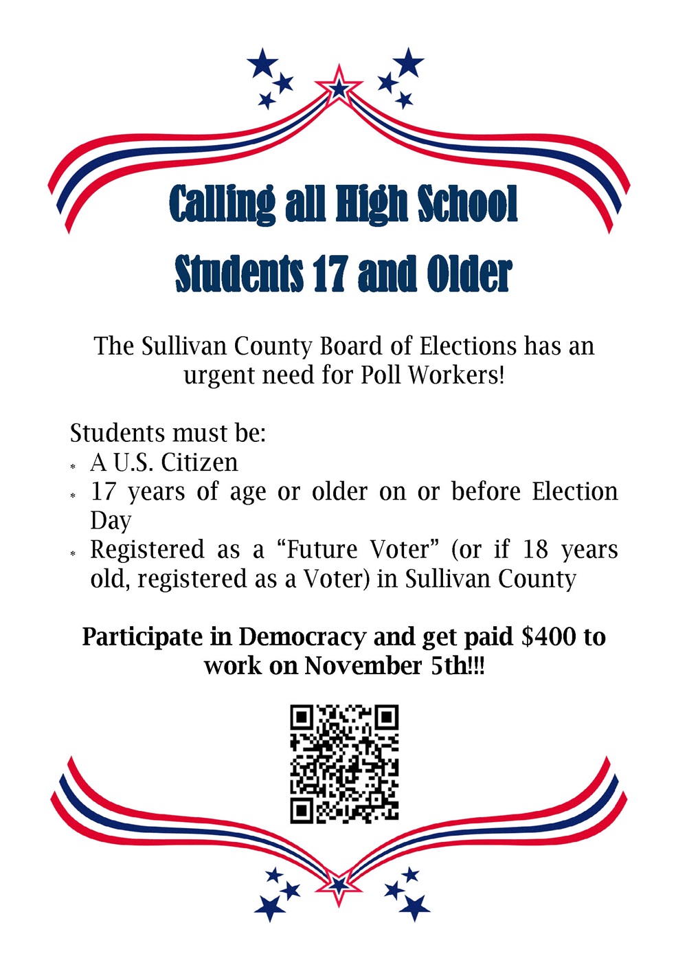 Become a Student Pollworker