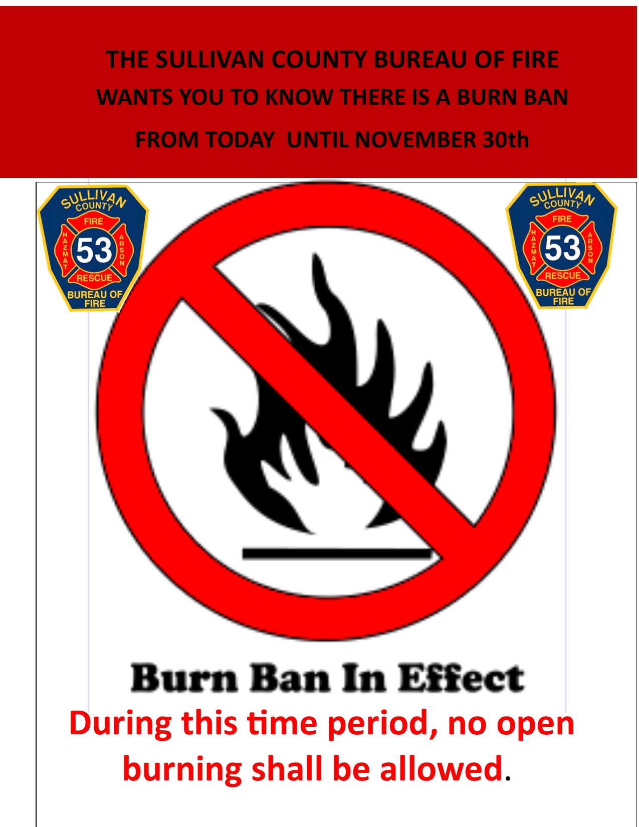 Burn Ban