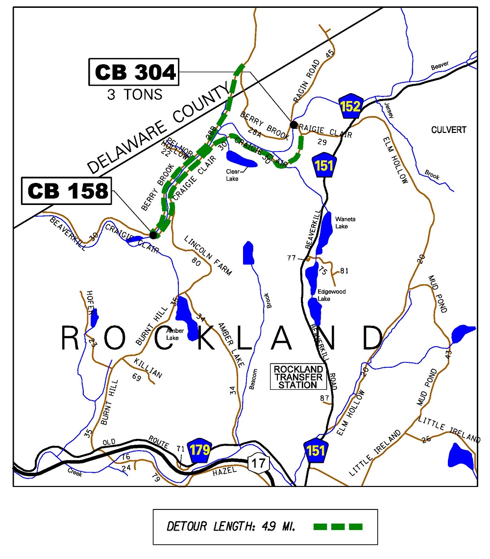 Campsite Road Detour