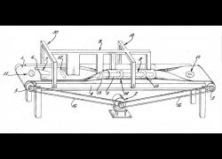 Sketch of original bagel-making machine