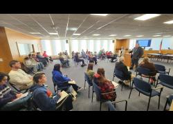 Sullivan West students visiting County government